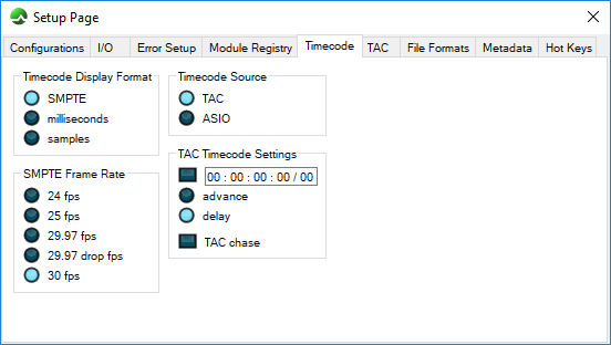 CEDAR Cambridge timecode and timecode generation